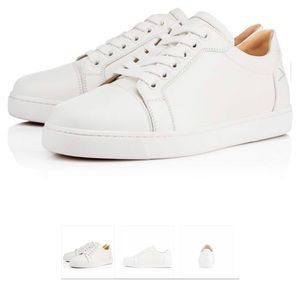 Christian Louboutin Vieira Flat Calf Bianco size 8 (38 European) Gently worn